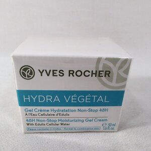 NEW Yves Rocher Hydra Vegetal 48H Non-Stop Moisturizing Gel Cream 50ml 1.6 fl oz